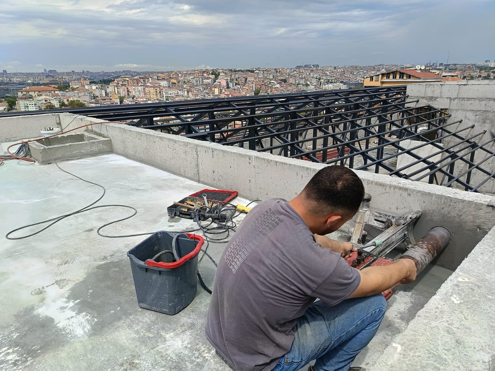 Karot Ekibi Çalışırken